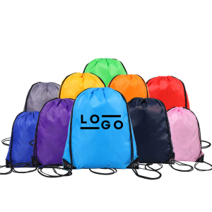 Thickened polyester drawstring backpack