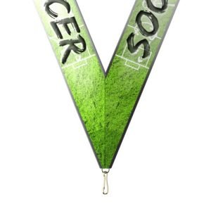 Sublimated Soccer Neckband Quick Clip (1-1/2" x 34")