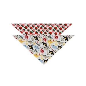 Custom Full Color Polyester Sublimation Small Pet Bandanna