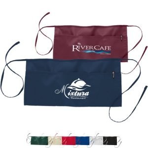 Handy 3-Pocket 7.5 oz. Twill Fabric Waist Apron (24" x 12")