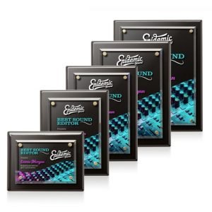 Plaque - Black/Gold