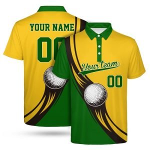 Custom Full Color Dye Sublimation Performance Polo Shirt