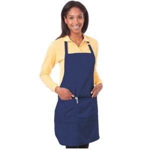 Unisex Solid Bib Apron