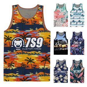 Unisex Adult Digital Tank Tops