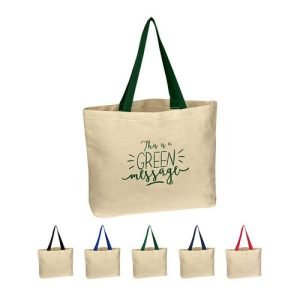 Natural Cotton Canvas Tote Bag