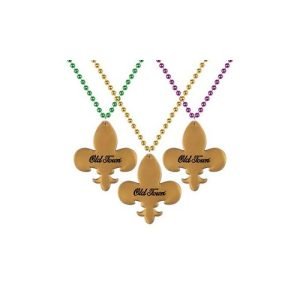 Fleur-de-Lis Medallion Beads