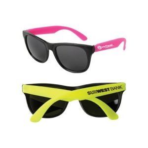 Neon Sunglasses with Black Frame
