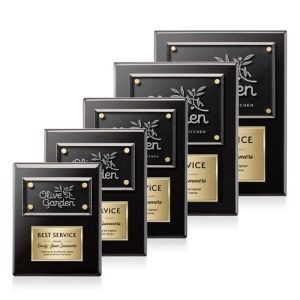 Gossamer Plaque - Black/Gold