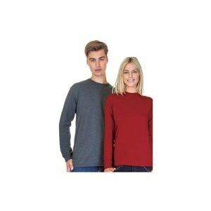 Classic Fit Heavyweight Cotton Long Sleeve T-Shirt (Union Made)