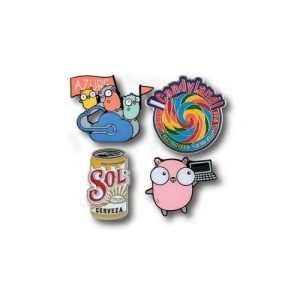 1 1/4" Die Struck Iron Soft Enamel Lapel Pin