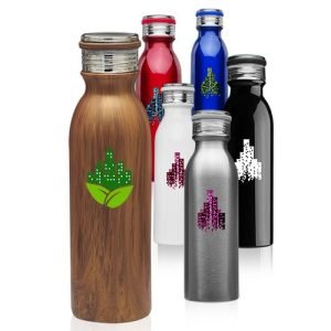 20 Oz. Echo Stainless Steel Water Bottles Stainless Steel Sports Bottles