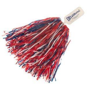 500-Streamer Solid Paddle Handle Pom Poms