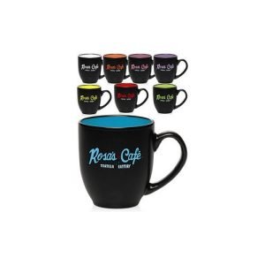 16 Oz. Two-Tone Ceramic Mugs