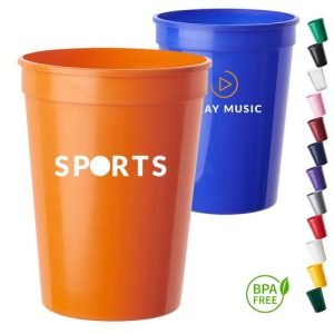 12 oz. Stadium Cup w/ Custom Imprint Recyclable Stadium Cups