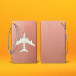 Luggage Tags Card Holders with Stainless Steel Loops
