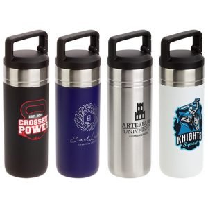 20 oz Vacuum Insulated Bottle with Carabiner Lid