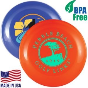 BPA free 9.25" Plastic Flying Disc custom logo