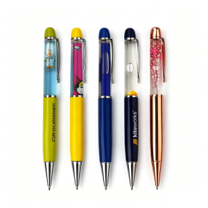 Metal Ballpoint Pen 3D Oil Pen Floating Pen PVC Floating Pen